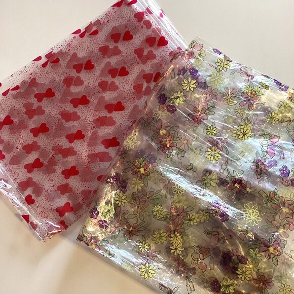 Bundle of Gift Basket Making Items Bags Tissue, Gift Wrapping Paper Cellophane - Picture 5 of 6